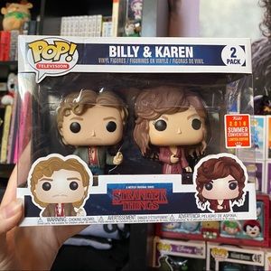 Stranger Things Billy and Karen Funko Pop